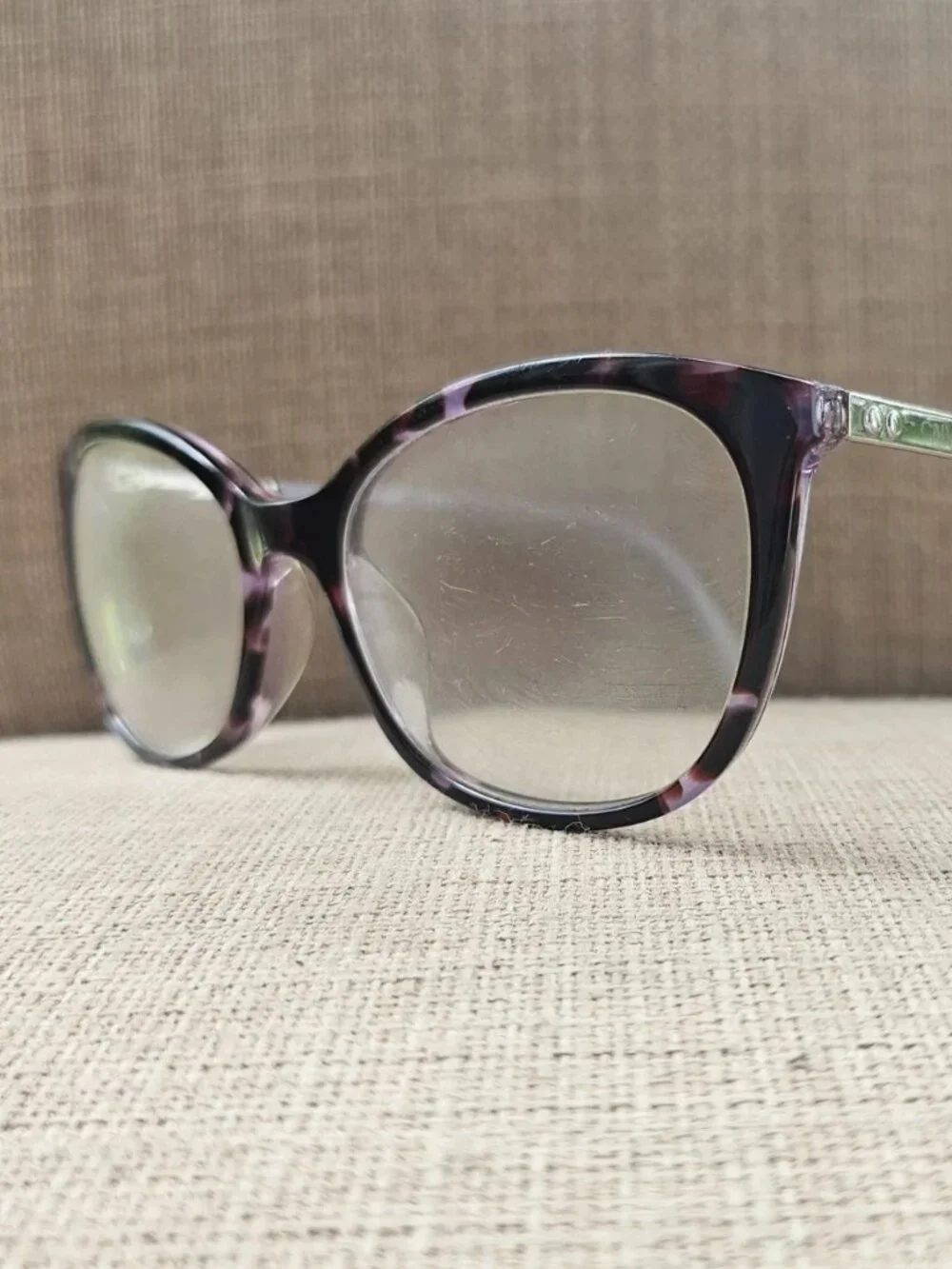 Calvin Klein Eyeglasses Frame Unisex Eyewear Lilac Tortoise CK20508 Glasses